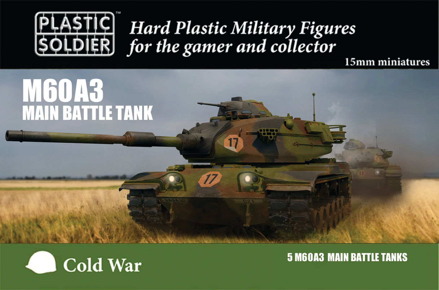 PSC 15mm Modern Cold War M60A3Tank