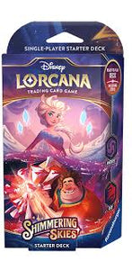 Disney Lorcana Shimmering Skies Ruby & Amethyst - Starter Deck